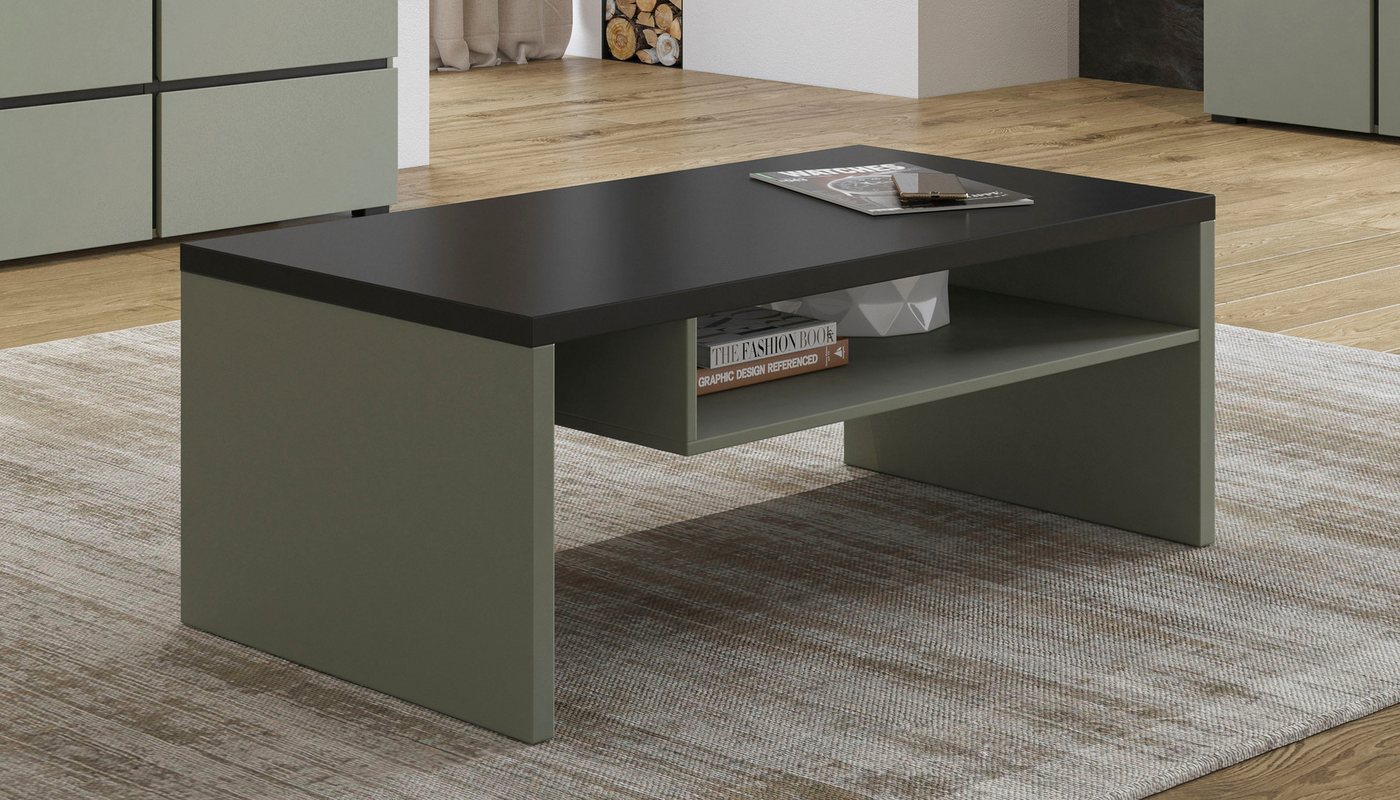 OTTO home Couchtisch Cross, Breite 120 cm, moderner Sofatisch für Wohnzimmer, Tisch mit offenem Fachboden – Bild 4 von 5