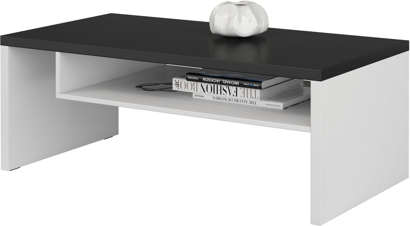 OTTO home Couchtisch Cross, Breite 120 cm, moderner Sofatisch für Wohnzimmer, Tisch mit offenem Fachboden – Bild 3 von 5