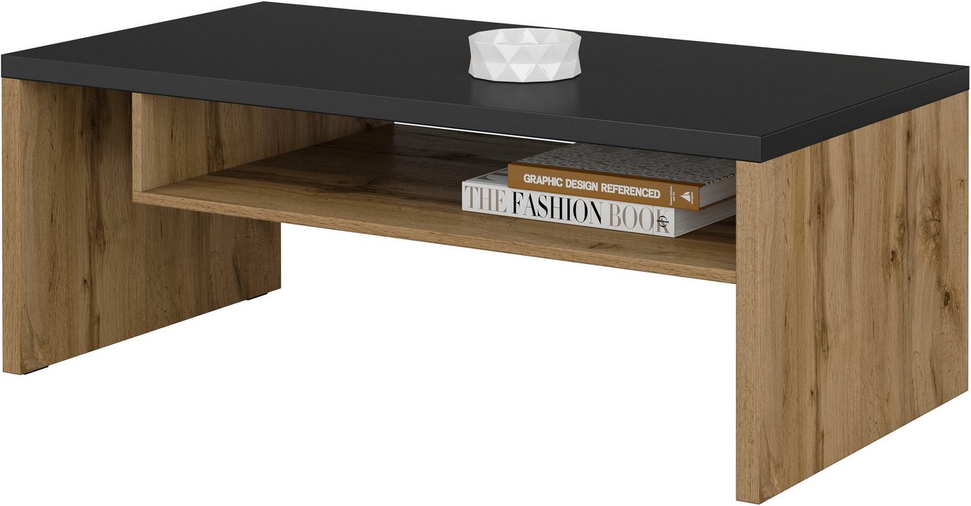 OTTO home Couchtisch Cross, Breite 120 cm, moderner Sofatisch für Wohnzimmer, Tisch mit offenem Fachboden – Bild 3 von 5