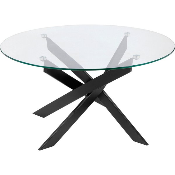 OTTO home Couchtisch Luzie, unterschiedliches Beingestell (in chrome und schwarz), Breite 80 cm