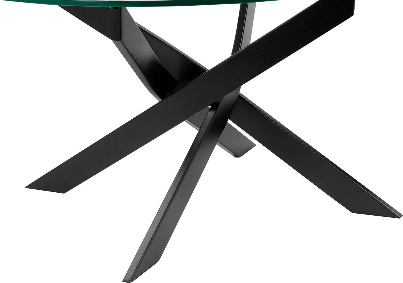 OTTO home Couchtisch Luzie, unterschiedliches Beingestell (in chrome und schwarz), Breite 80 cm – Bild 4 von 5