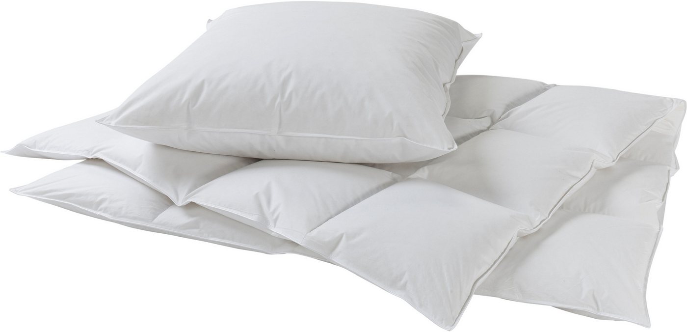 OTTO home Daunenbettdecke Kyam, NEUHEIT! Bettdecke für Sommer oder Winter, Füllung: 90% Daunen, 10% Federn, Bezug: 100% Baumwolle, Bettdecke 135x200, 155x220 cm – Bild 2 von 5