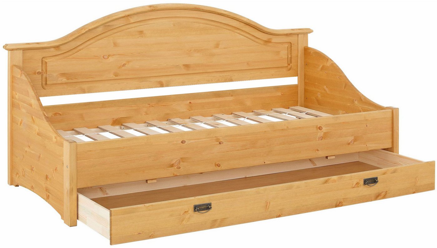 OTTO home Daybett Konrad, stabile Konstruktion aus massiver Kiefer, mit Rollrost – Bild 5 von 5