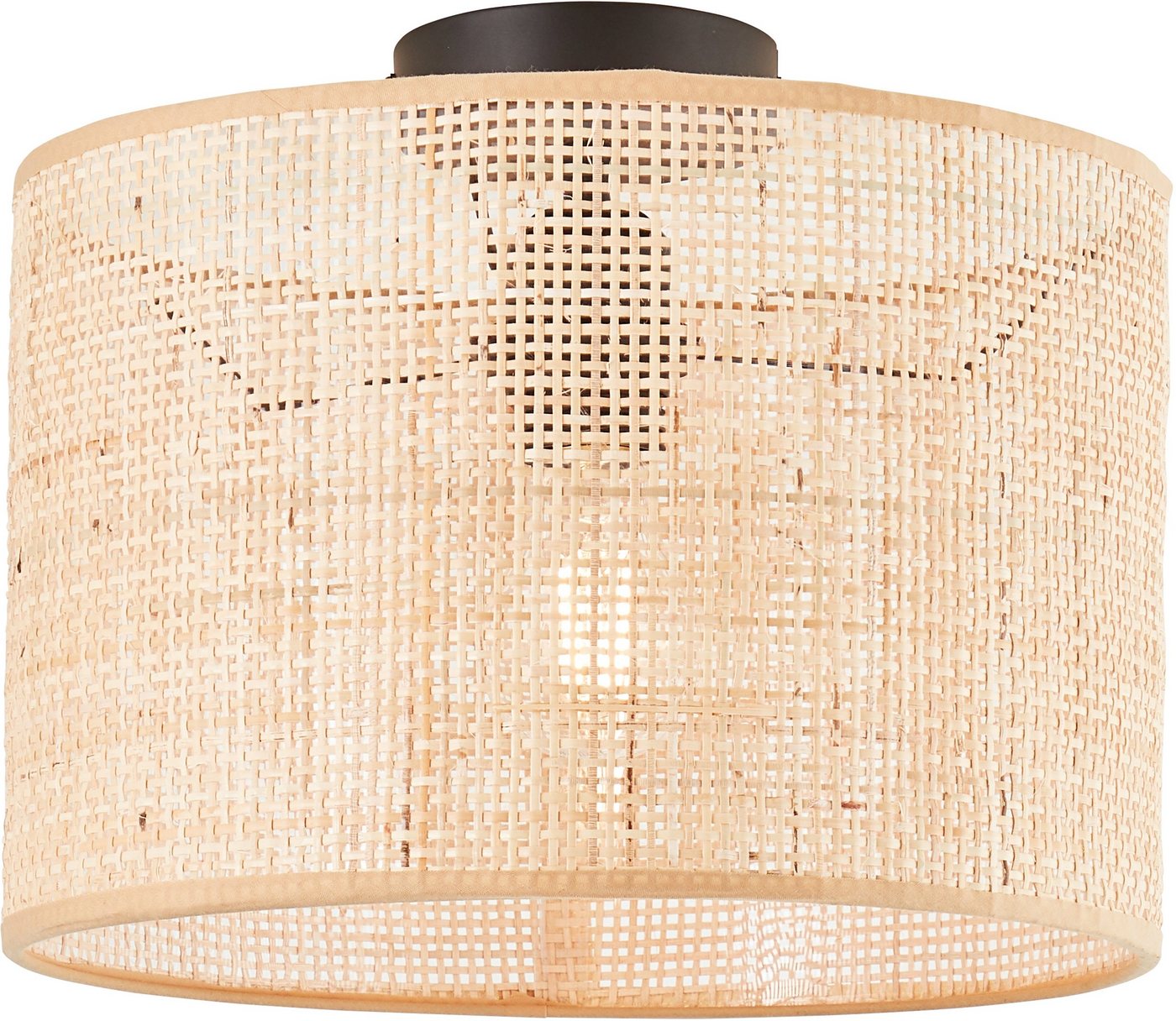 OTTO home Deckenleuchte Lillyy, ohne Leuchtmittel, E27, max. 40W, Rattangeflecht – Bild 2 von 4
