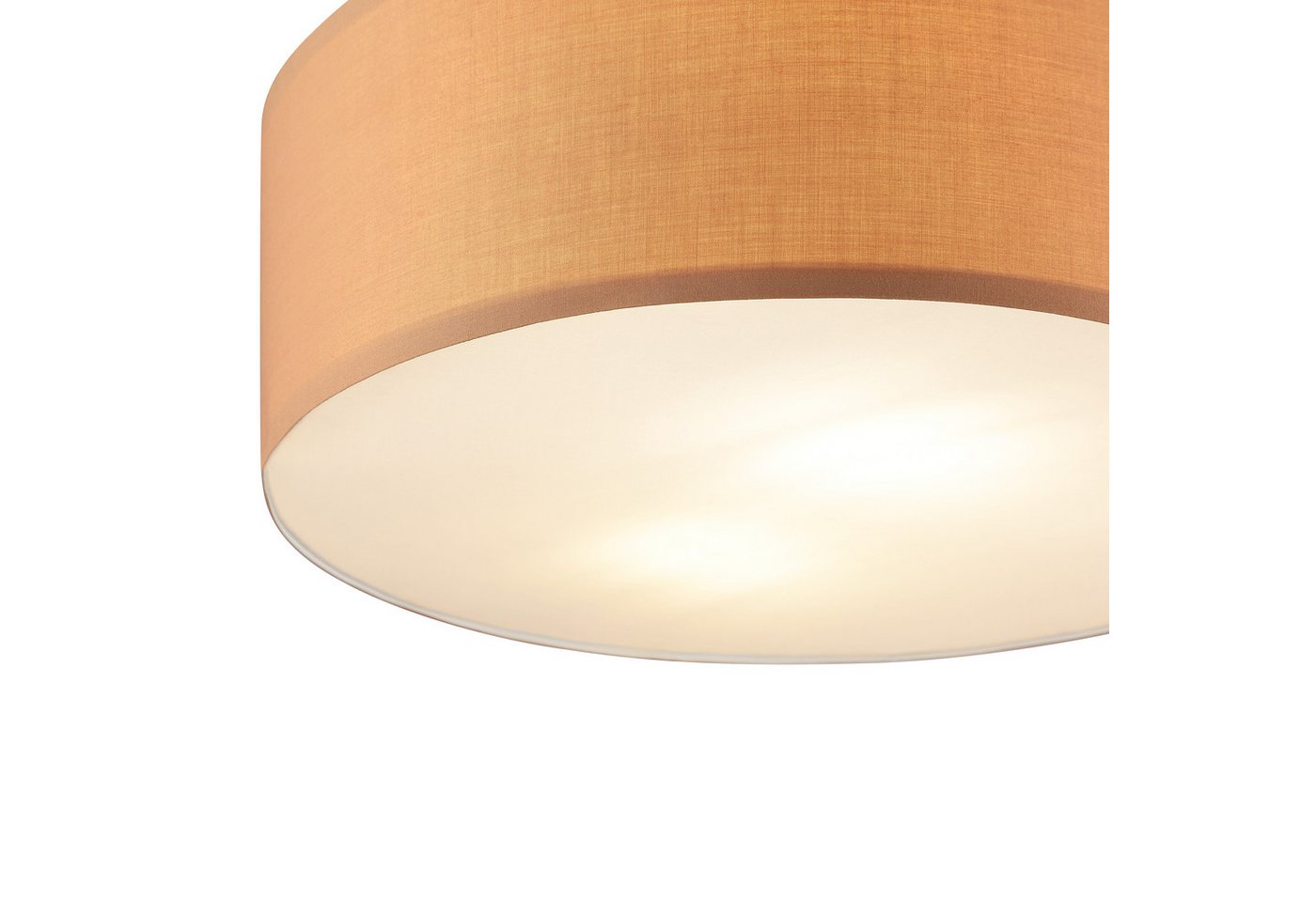 OTTO home Deckenleuchte Stellan, ohne Leuchtmittel, Deckenlampe Stoff Textilschirm Ø 45cm – Bild 4 von 5