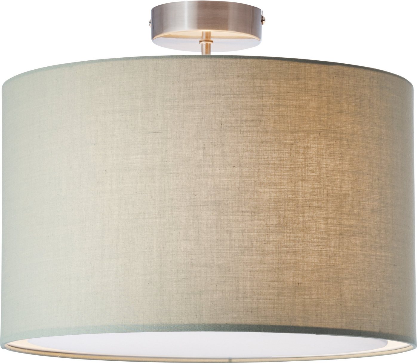 OTTO home Deckenleuchte Stellan, ohne Leuchtmittel, Deckenlampe mit Stoff - Schirm, Ø 40 cm, Höhe 32 cm – Bild 2 von 5
