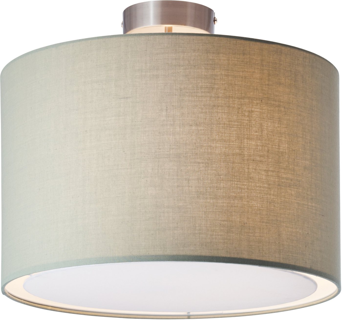 OTTO home Deckenleuchte Stellan, ohne Leuchtmittel, Deckenlampe mit Stoff - Schirm, Ø 40 cm, Höhe 32 cm – Bild 3 von 5