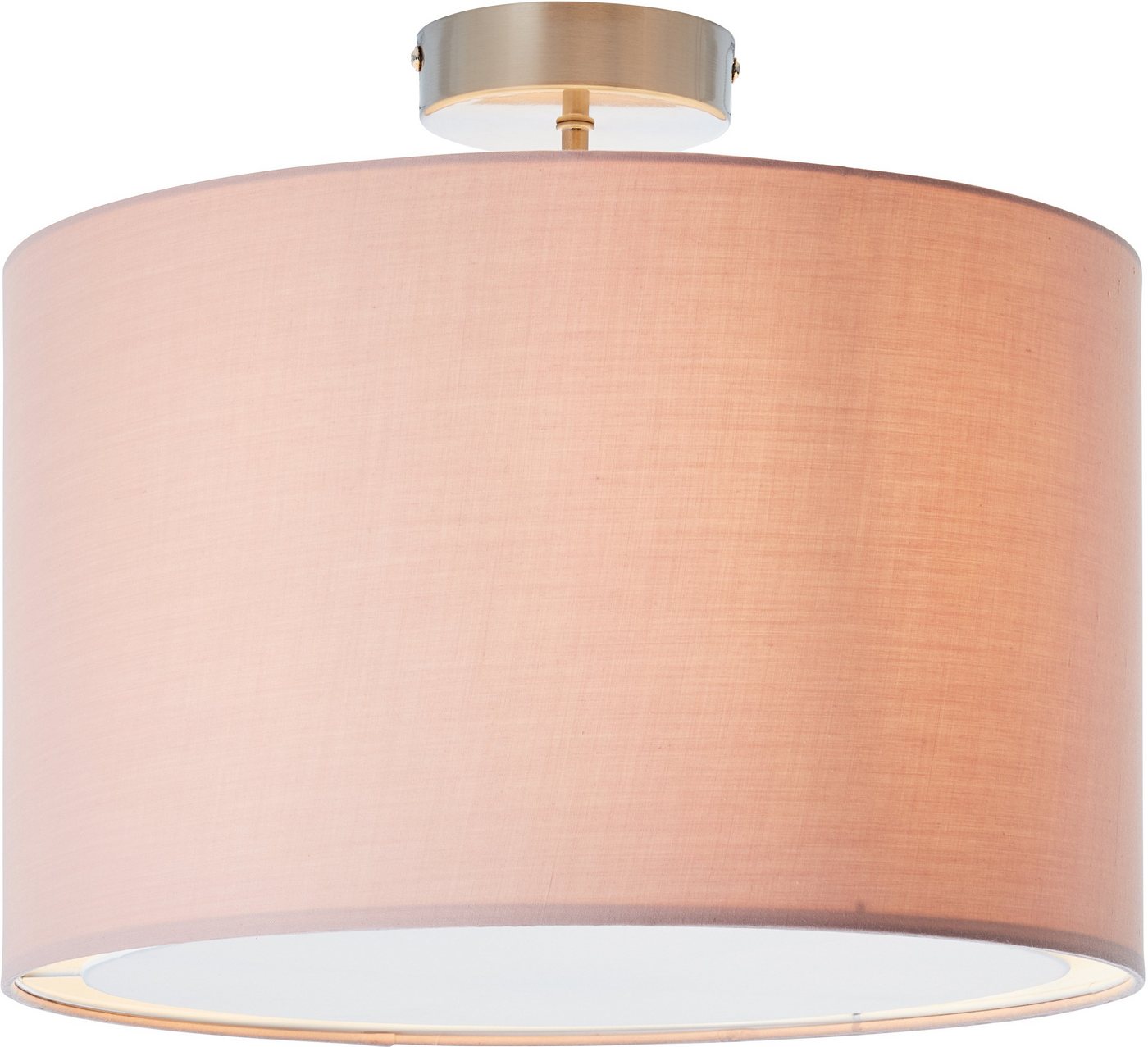 OTTO home Deckenleuchte Stellan, ohne Leuchtmittel, Deckenlampe mit Stoff - Schirm, Ø 40 cm, Höhe 32 cm – Bild 2 von 5