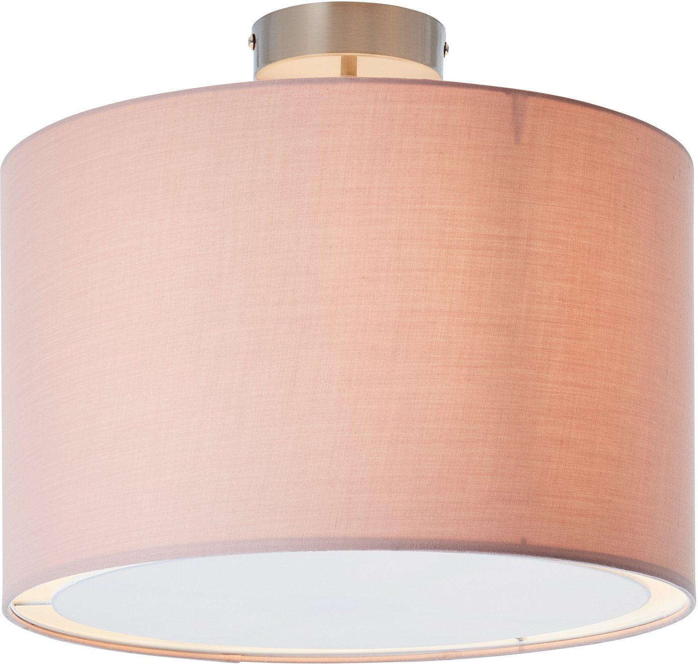 OTTO home Deckenleuchte Stellan, ohne Leuchtmittel, Deckenlampe mit Stoff - Schirm, Ø 40 cm, Höhe 32 cm – Bild 3 von 5