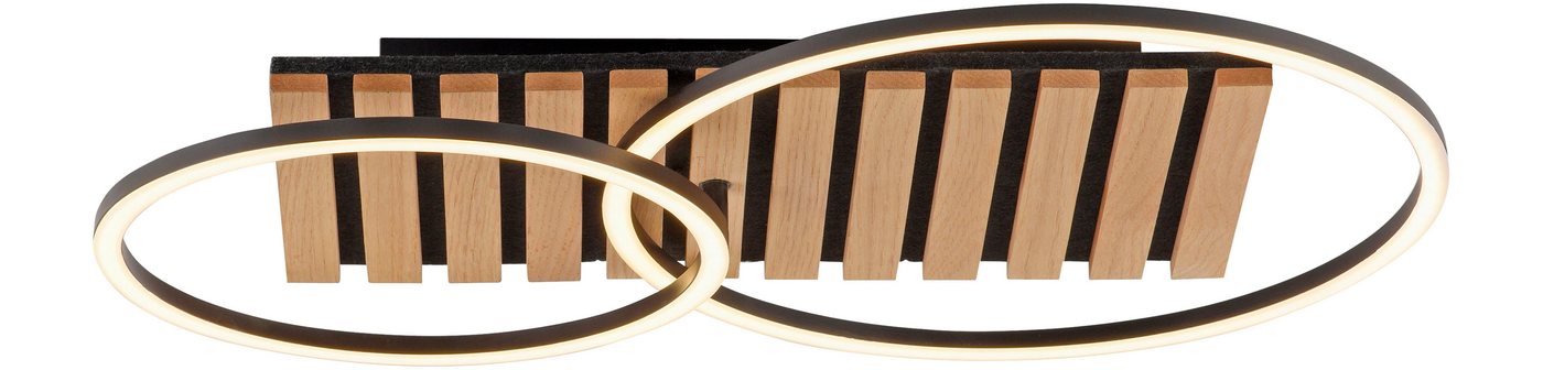 OTTO home Deckenleuchte Ullii Akustikpaneele, CCT - über Fernbedienung, Dimmer, Dimmfunktion, Ein-/Ausschalter, Farbsteuerung, Farbwechsel, Memory, nach Trennun – Bild 5 von 5