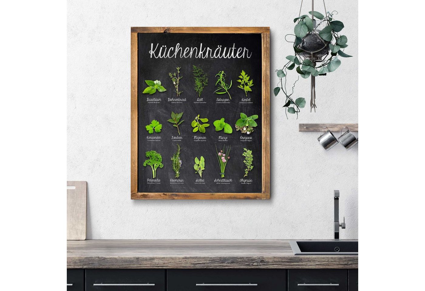OTTO home Deco-Panel Küchenkräuter, 40/50 cm – Bild 2 von 5