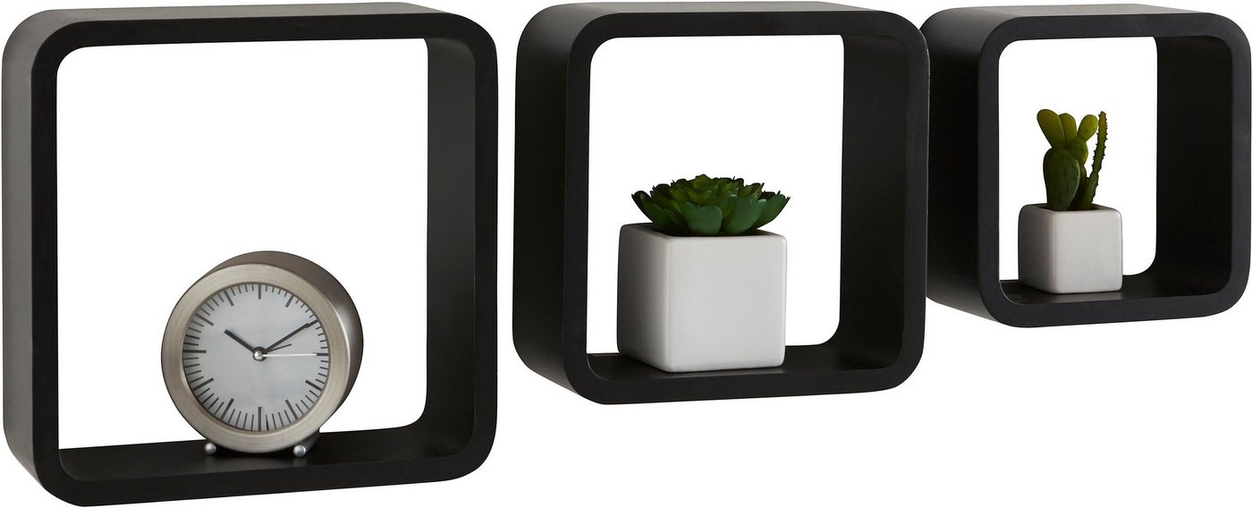 OTTO home Deko-Wandregal, Set 3-tlg., Dekoregal, Wanddeko, Retro – Bild 4 von 5