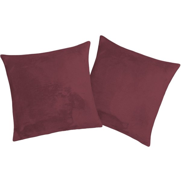 OTTO home Dekokissen Jil, aus super weichem Kuschelfleece, Kissenhüllen ohne Füllung, 2 Stück
