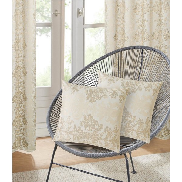 OTTO home Dekokissen Mannfred, Jacquard-Look, 50 × 50 cm, Blickdicht & formstabil, Pflegeleicht