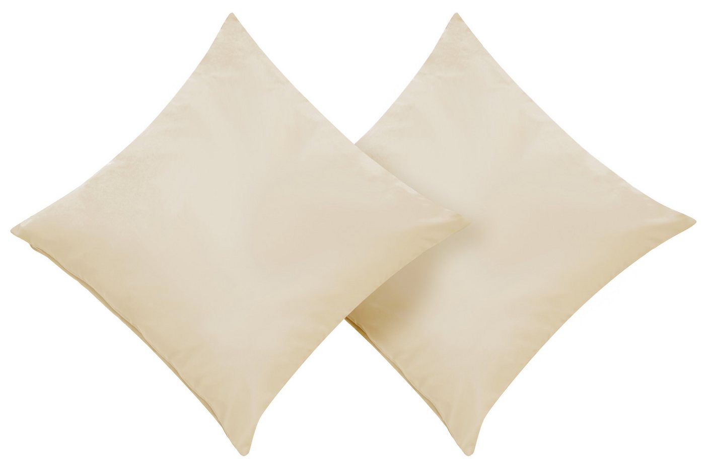 OTTO home Dekokissen Parry Microfaser, 2-er Set, unifarben, Kissenhüllen ohne Füllung, mit Reißverschluss – Bild 3 von 5