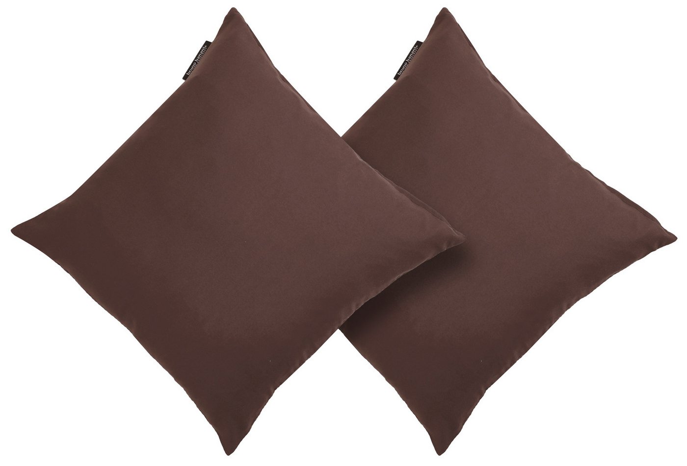 OTTO home Dekokissen Parry Microfaser, 2-er Set, unifarben, Kissenhüllen ohne Füllung, mit Reißverschluss – Bild 3 von 5