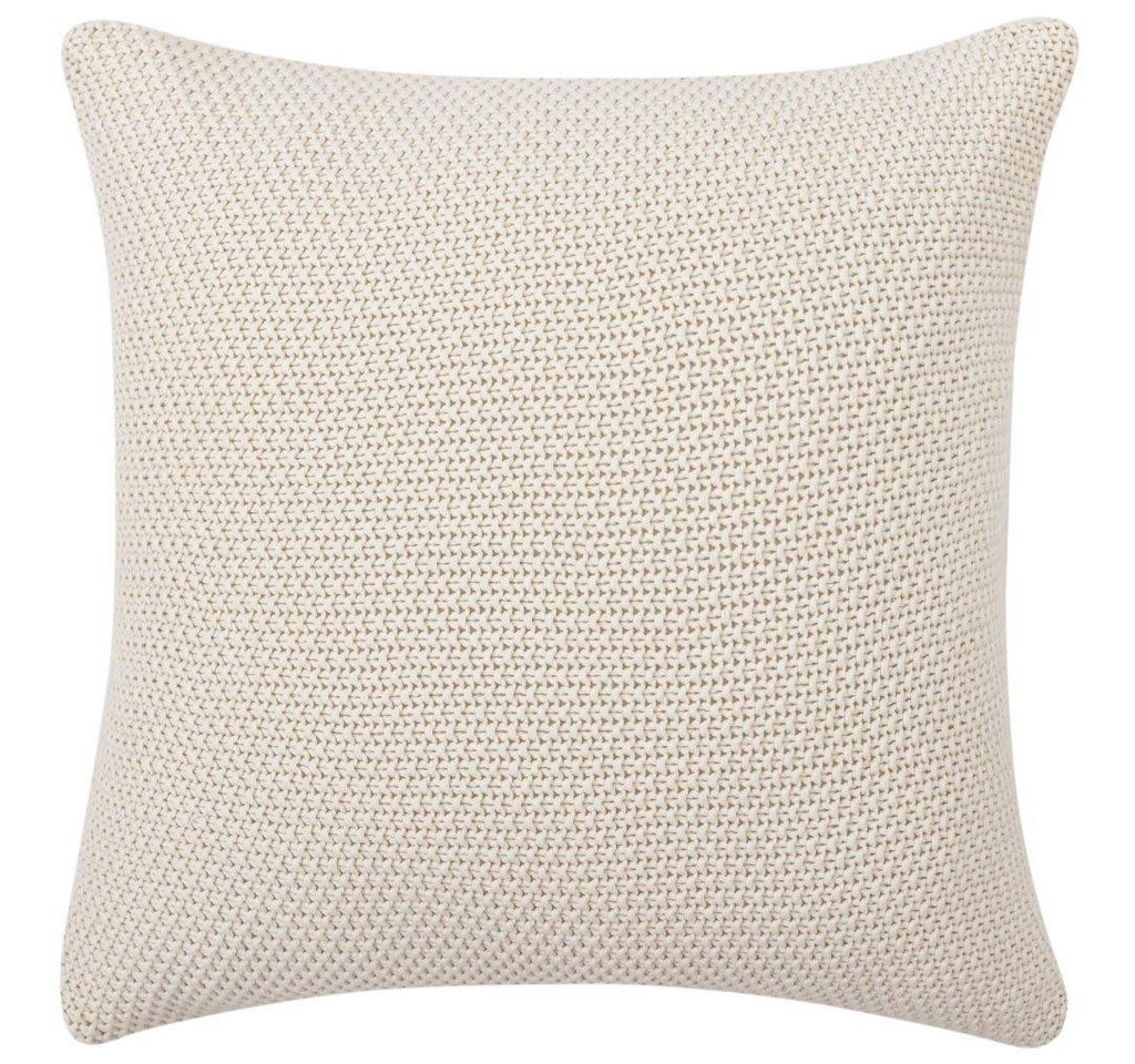 OTTO home Dekokissen Phelon, 2 Stk., 100% Baumwolle, Strick, ohne Füllung, Dekokissen, Vorderseite: Strickmuster, 100% Baumwolle, weich, uni – Bild 4 von 5