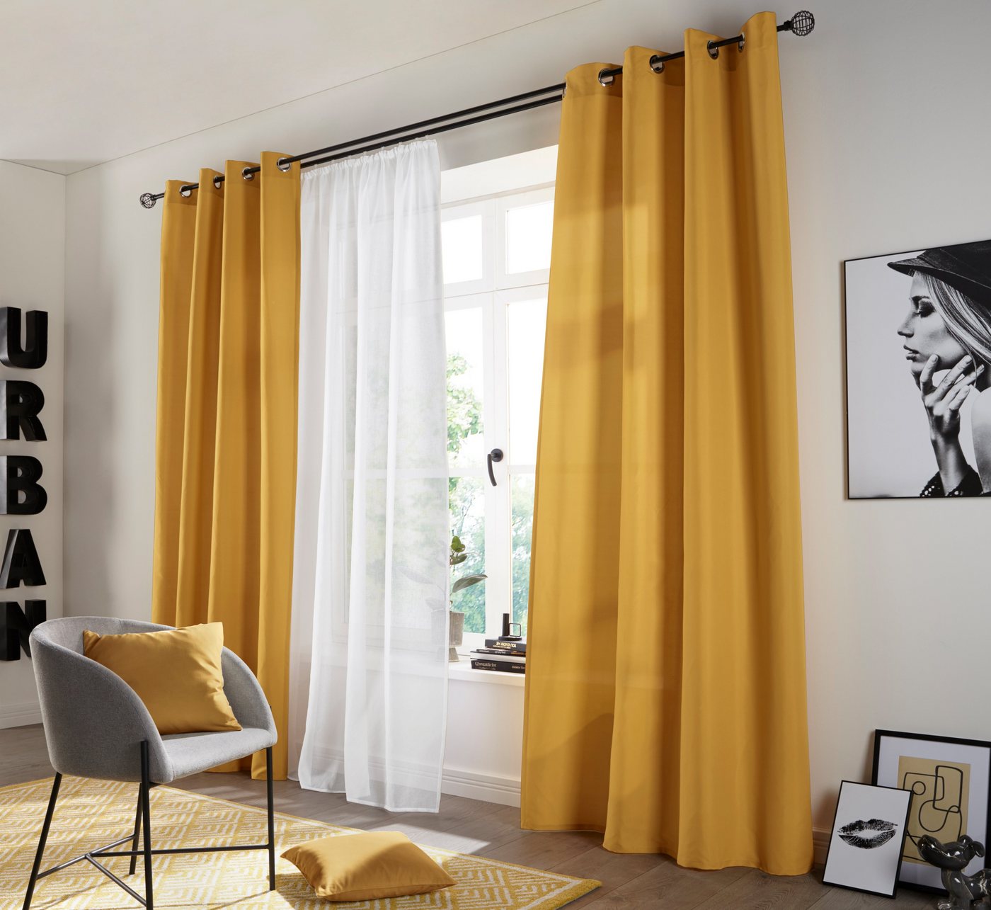 OTTO home Dekokissen Raja, einfarbig, Kissenhüllen ohne Füllung, 40 x 40 cm, 2er-Set, Mikrofaser – Bild 2 von 3