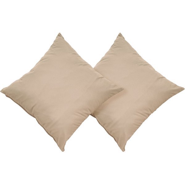 OTTO home Dekokissen Raja, einfarbig, Kissenhüllen ohne Füllung, 40 x 40 cm, 2er-Set, Mikrofaser