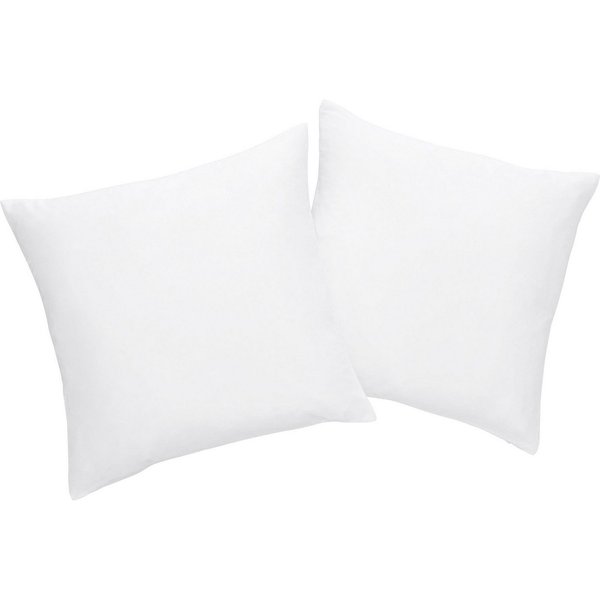 OTTO home Dekokissen Raja, einfarbig, Kissenhüllen ohne Füllung, 40 x 40 cm, 2er-Set, Mikrofaser