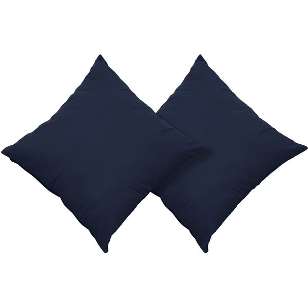 OTTO home Dekokissen Raja, einfarbig, Kissenhüllen ohne Füllung, 40 x 40 cm, 2er-Set, Mikrofaser