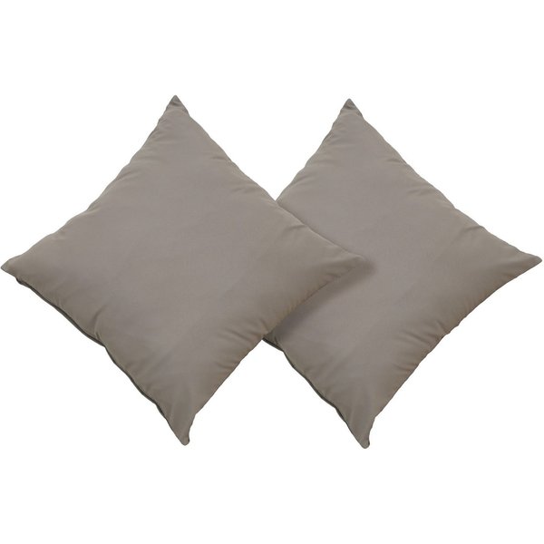 OTTO home Dekokissen Raja, einfarbig, Kissenhüllen ohne Füllung, 40 x 40 cm, 2er-Set, Mikrofaser