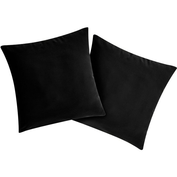 OTTO home Dekokissen Raja, einfarbig, Kissenhüllen ohne Füllung, 40 x 40 cm, 2er-Set, Mikrofaser