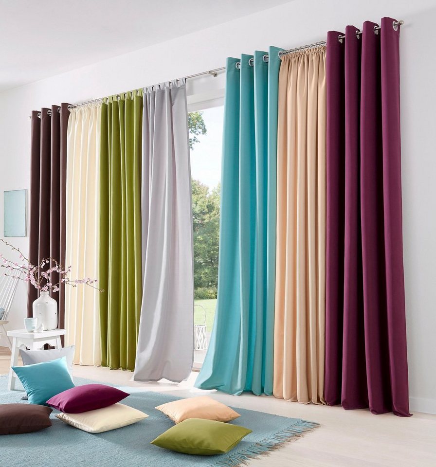 OTTO home Dekokissen Raja, einfarbig, Kissenhüllen ohne Füllung, 40 x 40 cm, 2er-Set, Mikrofaser – Bild 4 von 5