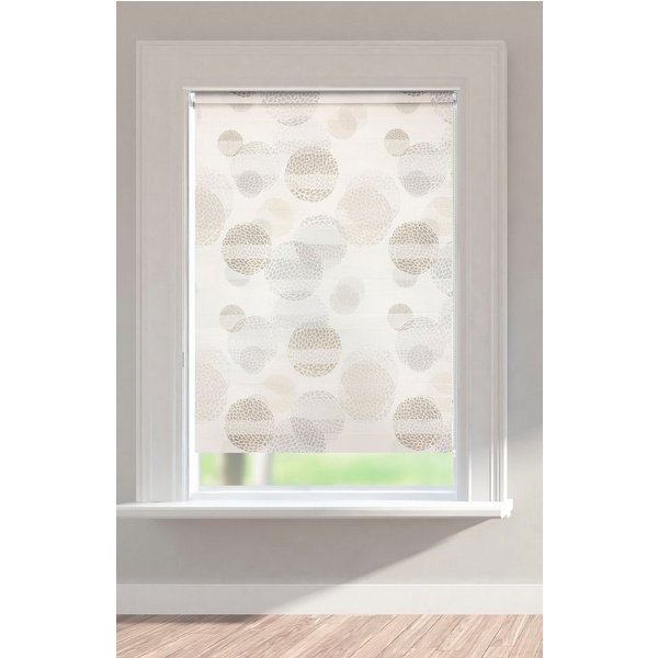 Doppelrollo Belem, ohne Bohren, halbtransparent, Lichtschutz, Kreisemotiv, OTTO home, Lichtschutz, ohne Bohren, freihängend, Klemmfix, Rollo, halbtransparent, i