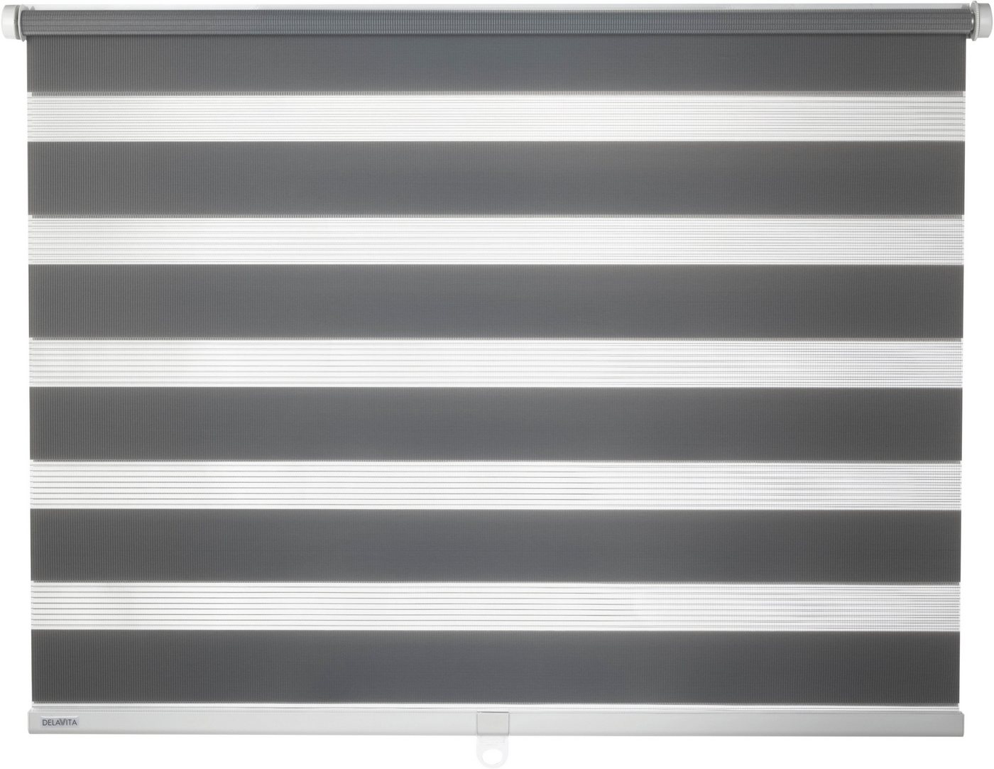 Doppelrollo Jan, ohne Bohren, Lichtschutz, freihängend, OTTO home, Lichtschutz, ohne Bohren, freihängend, Klemmfix, Rollo, Fixmaß, Klemmfix, uni, monochrom, bas – Bild 2 von 5