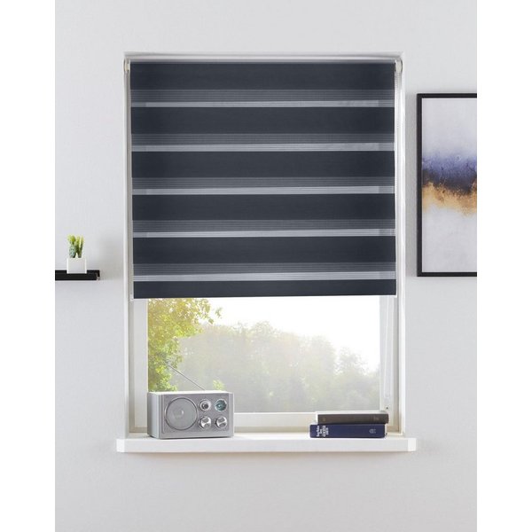 Doppelrollo MARANO, ohne Bohren, Lichtschutz, freihängend, OTTO home, Lichtschutz, ohne Bohren, freihängend, Klemmfix, Rollo, Fixmaß, Bestseller mit Klemmträger