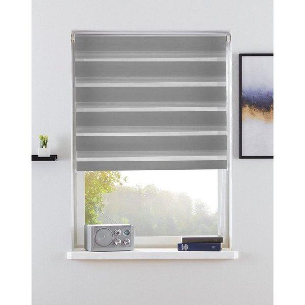 Doppelrollo MARANO, ohne Bohren, Lichtschutz, freihängend, OTTO home, Lichtschutz, ohne Bohren, freihängend, Klemmfix, Rollo, Fixmaß, Bestseller mit Klemmträger