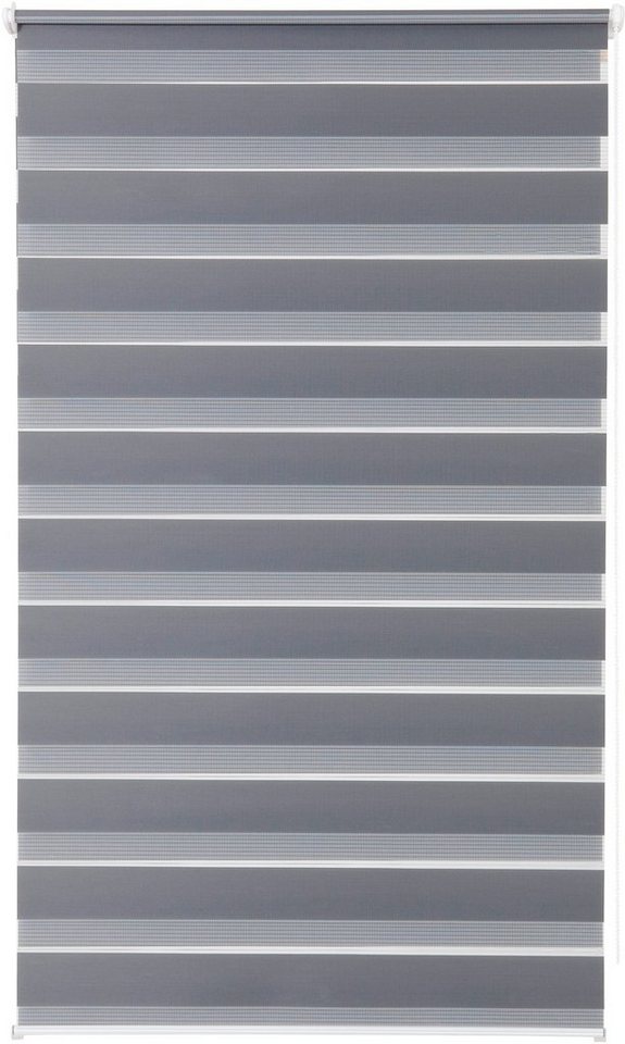 Doppelrollo MARANO, ohne Bohren, Lichtschutz, freihängend, OTTO home, Lichtschutz, ohne Bohren, freihängend, Klemmfix, Rollo, Fixmaß, Bestseller mit Klemmträger – Bild 5 von 5