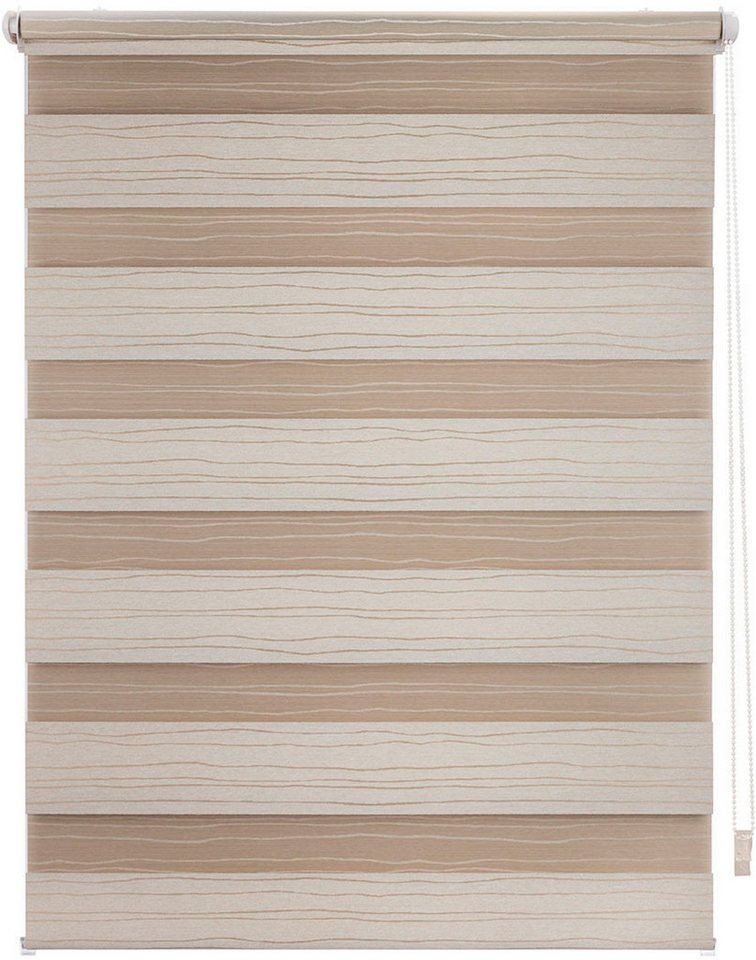 Doppelrollo PAGELLA, ohne Bohren, Lichtschutz, freihängend, Chenillefäden, OTTO home, Lichtschutz, ohne Bohren, freihängend, Klemmfix, Rollo, mit eingewebten Ch – Bild 5 von 5