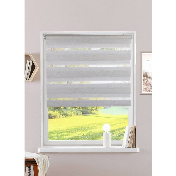 Doppelrollo SORANA, ohne Bohren, Lichtschutz, freihängend, Klemmfix, OTTO home, Lichtschutz, ohne Bohren, freihängend, Klemmfix, Rollo, Sonnenschutz, für Fenste