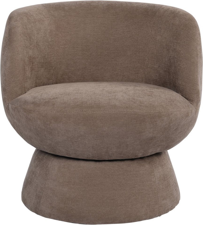 OTTO home Drehsessel ZAZZA Lese-Sessel, TV-Sessel, Loungesessel, 360° drehbar, feiner Struktur-Bezug – Bild 2 von 5