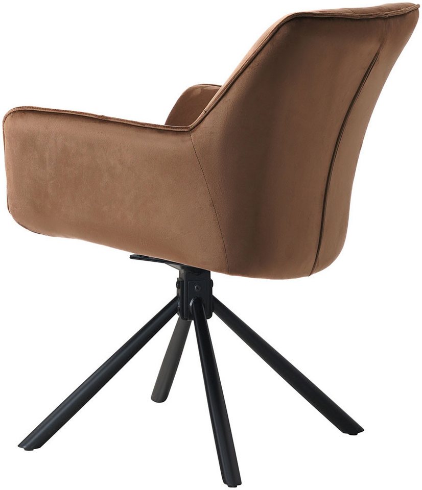 OTTO home Drehstuhl Lika, 2er Set, 360 Grad Drehfunktion, Samtpolsterung – Bild 5 von 5