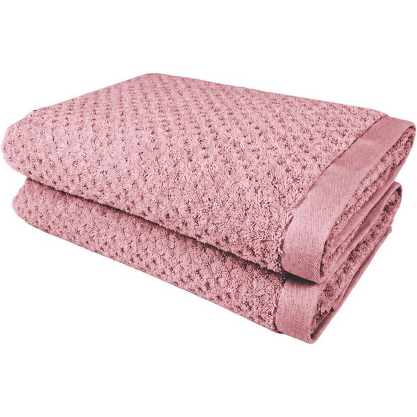 OTTO home Duschtücher Corrin, 4 Premium Duschtücher, 70x140cm, Frottier (2-St), 100% Baumwolle, 500 gr/m², mit Struktur, weich, 5 Jahre Garantie