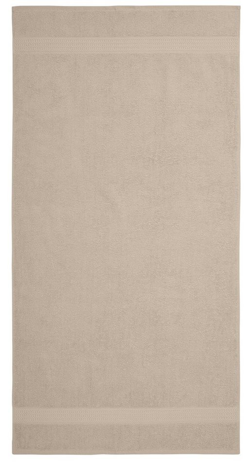 OTTO home Duschtücher Juna, als Set und Serie erhältlich, 4 Duschtücher, 70x140cm, Walkfrottee (4-St), Handtuch Set, 100% Baumwolle, mit Bordüre, Uni-Farben, we – Bild 3 von 5
