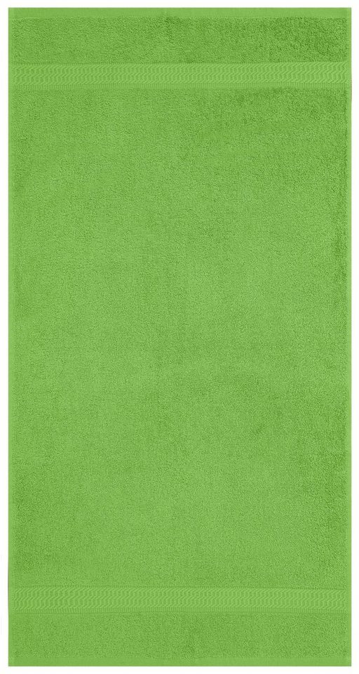 OTTO home Duschtücher Juna, als Set und Serie erhältlich, 4 Duschtücher, 70x140cm, Walkfrottee (4-St), Handtuch Set, 100% Baumwolle, mit Bordüre, Uni-Farben, we – Bild 3 von 5
