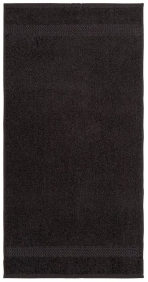 OTTO home Duschtücher Juna, als Set und Serie erhältlich, 4 Duschtücher, 70x140cm, Walkfrottee (4-St), Handtuch Set, 100% Baumwolle, mit Bordüre, Uni-Farben, we – Bild 3 von 5