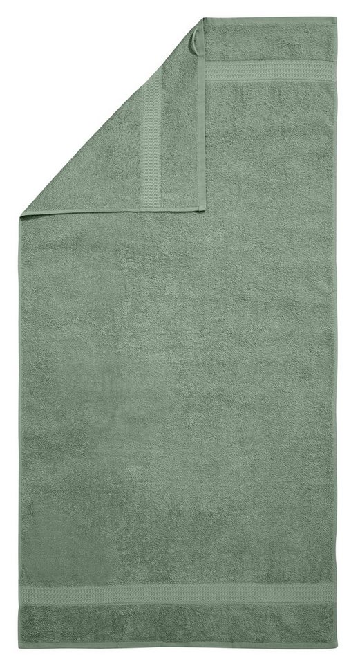OTTO home Duschtücher Juna, als Set und Serie erhältlich, 4 Duschtücher, 70x140cm, Walkfrottee (4-St), Handtuch Set, 100% Baumwolle, mit Bordüre, Uni-Farben, we – Bild 3 von 5