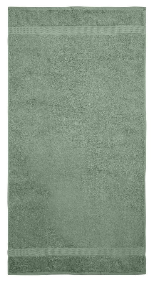 OTTO home Duschtücher Juna, als Set und Serie erhältlich, 4 Duschtücher, 70x140cm, Walkfrottee (4-St), Handtuch Set, 100% Baumwolle, mit Bordüre, Uni-Farben, we – Bild 4 von 5