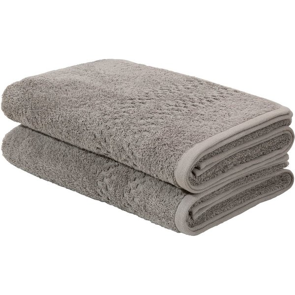 OTTO home Duschtücher Regona, Duschtücher 70x140cm, flauschig und weich, 500 gr/m², Frottier (Set, 2-St), Premium Handtücher mit Bordüre, Set, 100% Baumwolle, 5