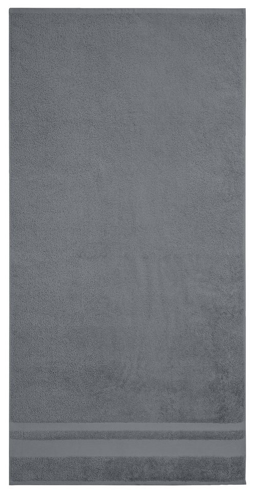 OTTO home Duschtücher Vanessa, 4 Duschtücher, 70x140cm, in Standard- und Premium-Qualität, Walkfrottee (Set, 4-St), Handtücher mit Bordüre, 100% Baumwolle, einf – Bild 5 von 5