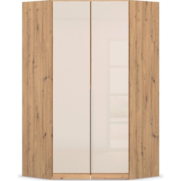 OTTO home Eckkleiderschrank Kleiderschrank Schrank Ankleidezimmer Schlafzimmer Garderobe AGORDO (in zwei Griff-Farben, Breite/Tiefe 117x117 cm, Höhen 210/229 cm