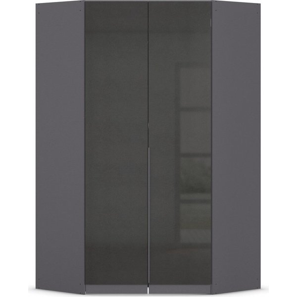 OTTO home Eckkleiderschrank Kleiderschrank Schrank Ankleidezimmer Schlafzimmer Garderobe AGORDO (in zwei Griff-Farben, Breite/Tiefe 117x117 cm, Höhen 210/229 cm