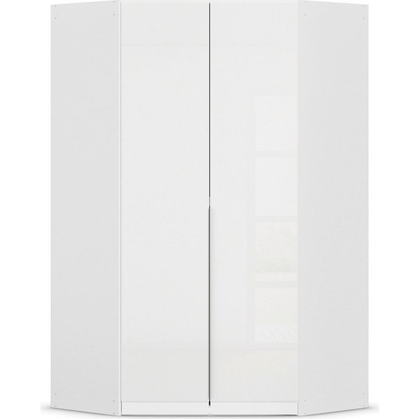 OTTO home Eckkleiderschrank Kleiderschrank Schrank Ankleidezimmer Schlafzimmer Garderobe AGORDO (in zwei Griff-Farben, Breite/Tiefe 117x117 cm, Höhen 210/229 cm
