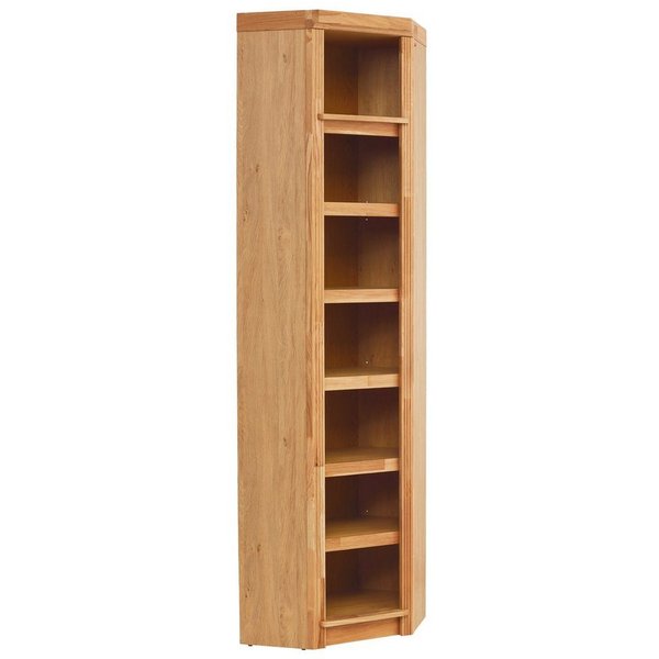 OTTO home Eckregal Soeren mit Eiche-Elementen, Regal Höhe 220 cm, FSC®-zertifiziert, passend für Regale Soeren mit einer Tiefe von 29 cm