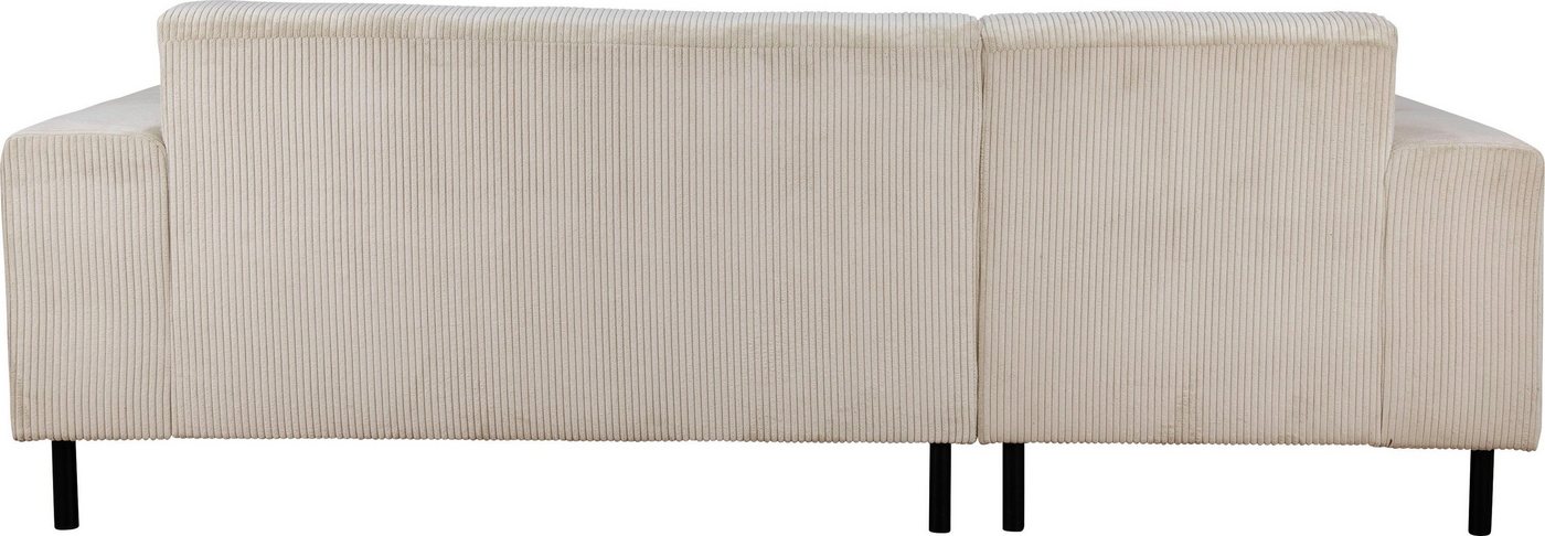 OTTO home Ecksofa ARROS L-Form mit Wellenunterfederung, Maße B/T/H: 235/163/81 cm, incl. Zierkissen, mit Recamiere rechts/links bestellbar, auch in Cord – Bild 5 von 5